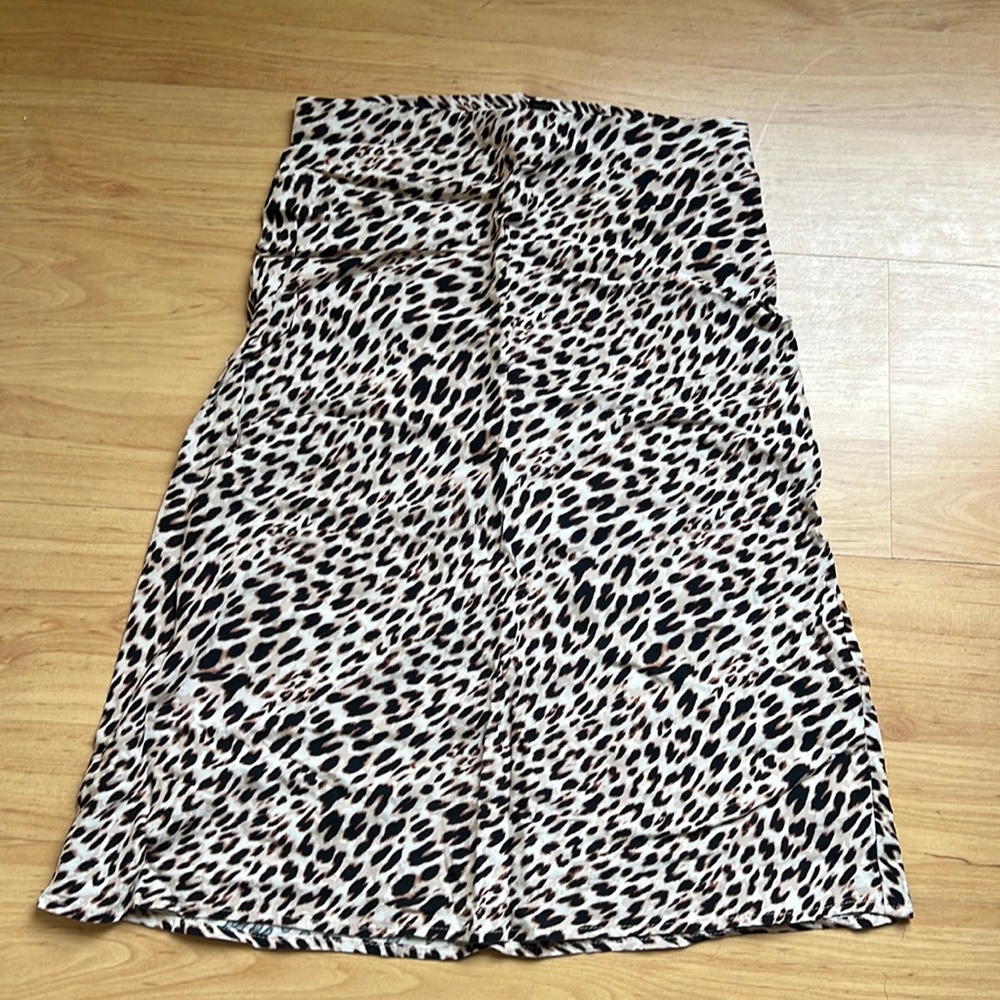 Leopard Midi Skirt